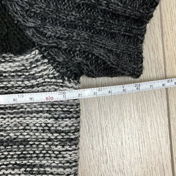 Notations Black & Grey Knit Sweater Dress Size Large - Picture 8 of 9